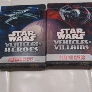 Star Wars Heroes & Villains Playing Cards - Blue & Red